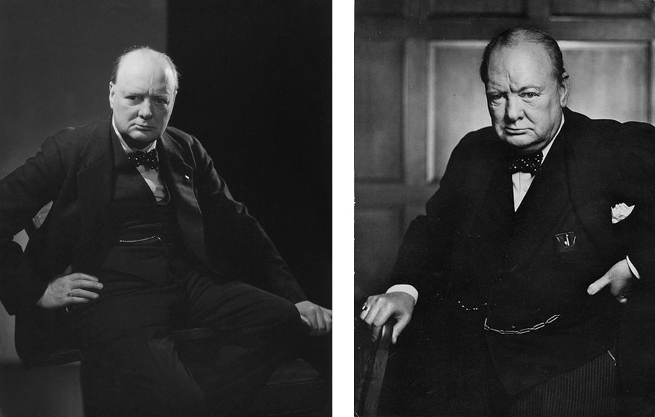 Churchill, Edward Steichen, Yousuf Karst portrait photo