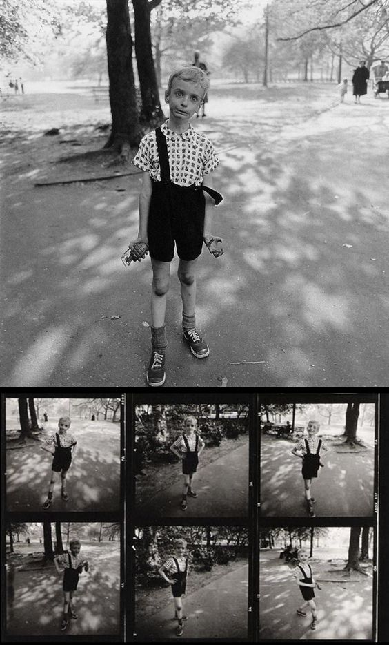 Dianne Arbus - Child with a Toy Hand Grenade in Central Park (1962)